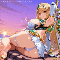 mythra from nintendo by itzah