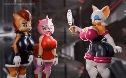amy rose from sega by thehypnopotamus