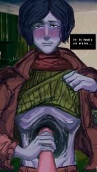coat guy (no, i'm not a human) from no, i'm not a human by drawinguncannie