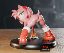 amy rose from sega by giblycreations