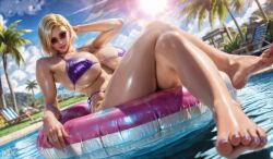 nina williams from tekken by darkblazeai
