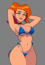 aged_up ben_10 ben_10_omniverse bikini cartoon_network dio_morningstar gwen_tennyson gwen_tennyson_(omniverse) gwen_tennyson_(the_more_things_change) tagme