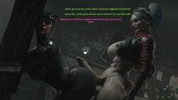 3d ass_up catwoman catwoman_(injustice) comic comic_page dc dc_comics deadlockdead dirty_talk frustrated futa_on_female futanari harley_quinn harley_quinn_(injustice) hotdogging imminent_sex injustice:_gods_among_us injustice_2 nova3d selina_kyle teasing