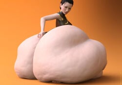1girls 3d asian asian_female ass ass_bigger_than_head ass_bigger_than_torso big_ass bury-she butt_expansion cellulite dress fat fat_ass fat_legs female growth huge_ass hyper hyper_ass japanese_clothes looking_at_viewer looking_back massive_breasts milf raised_eyebrows short_hair smiling_at_viewer solo_female tagme