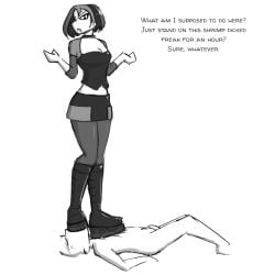 1boy 1boy1girl 1female 1girl 1girl1boy 1girls adult adult_female black_and_white boobs boot_fetish boot_licking boot_worship boots breasts cartoon_network celera_prime cfnm choker clothed_female_nude_male clothes dominant dominant_female dominatrix english english_caption english_text female female/male femdom femdom_caption foot_fetish goth goth_girl gwen_(tdi) knee_boots kneehigh_boots leather leather_boots long_legs male male/female malesub monochrome precum shoe_fetish short_hair skirt stepped_on stepping_on_face stepping_on_head stepping_on_male submissive_male tall_boots text total_drama_(series) total_drama_island