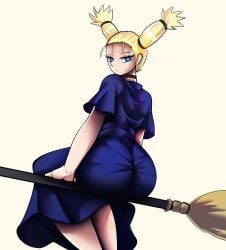 1girls ai_art ai_generated artist_request ass ass_focus back_view big_ass big_butt blonde_hair broom broom_in_ass broom_riding butt butt_focus clothed clothed_female dumptruck_ass dumptruck_butt flying jujutsu_kaisen nishimiya_momo shortstack sitting sitting_on_broom tagme thick thick_ass thick_hips thick_legs thick_thighs thighhighs thighs venus_body voluptuous voluptuous_body voluptuous_female wide_ass wide_hipped_female wide_hips wide_thighs witch witch_broom