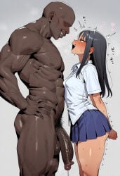 age_difference ai_generated attractive attractive_body attractive_female big_ass big_butt big_penis big_thighs black_hair black_penis breasts brown_eyes curvy cute dark-skinned_male dark_skin fat_ass fat_butt female hayase_nagatoro height_difference hot huge_ass huge_butt huge_cock huge_thighs interracial massive_ass massive_butt please_don't_bully_me,_nagatoro seductive sex sexy sexy_body sexy_female shineart size_difference small_breasts smaller_female tan_body tan_skin tan_skinned_female thick thick_ass thick_body thick_booty thick_butt thick_legs thick_thighs