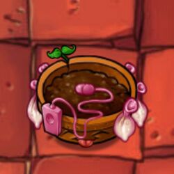 2d 2d_animation accurate_art_style animate_inanimate animated condom_accessories condom_balloon condom_belt flower-pot_(pvz) inanimate_object loop looping_animation objectophilia objectum plants_vs_zombies tongue_out vibrator waneczka228