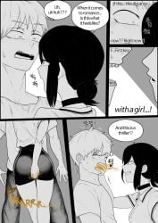 1boy 1boys 1girl 1girls ass ass_focus big_ass big_breasts black_hair black_pants black_shorts blonde_female blonde_male boy boys brap brother brother_and_sister brothers butt comic comic_page conversation fart fart_cloud fart_fetish female femdom game gasbox giant_ass giant_breasts girl hair hands_on_face hoodie huge_ass huge_breasts huge_butt huge_thighs jean_shorts jeans kemonomimi large_ass large_breasts light-skinned_female light-skinned_male light_skin macrophilia male original original_character playing shiny shiny_clothes short_hair sister sisters sleeping smelly sweat sweatdrop sweating sweaty sweaty_body thighs thighs_bigger_than_head white_clothes white_clothing yakbang