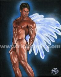 2011 archived_source artist_logo dated gay male male_only realistic rick_chris_(artist) traditional_media yaoi