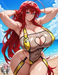 rias gremory from high school dxd by angel yukkis