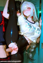 shenhe (genshin impact) from genshin impact by arlequin097
