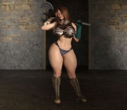 1girls 3d bewitching_thighs big_ass big_breasts big_thighs blazehand brandi_(blazehand) breasts curvaceous curvy curvy_figure female female_only female_warrior hips huge_ass huge_thighs large_ass large_thighs mature mature_female shortstack slim_waist thecometray thecometverse_(thecometray) thick thick_hips thick_legs thick_thighs thighs voluptuous waist warrior warrioress wide_ass wide_hips wide_thighs