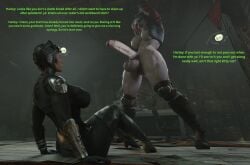 3d angry at_mercy catwoman catwoman_(injustice) comic comic_page dc dc_comics deadlockdead exposed_penis exposed_torso futa_on_female futadom futanari gloating harley_quinn harley_quinn_(injustice) huge_penis injustice:_gods_among_us injustice_2 nova3d selina_kyle talking veiny_balls veiny_penis
