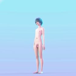 1boy 1femboy 3d 3d_(artwork) 3d_animation animated animated_gif background belly belly_bounce belly_bouncing belly_button belly_inflation belly_overhang bellybutton blue_background blue_hair daz3d daz_studio deep_navel dick fat_femboy fat_fetish fat_male fat_suddenly fat_twink femboy flaccid flaccid_penis hanging_belly inflation lowres male male_focus male_only nude original original_art original_artwork original_character overweight penis penis_enlargement shocked shocked_expression soft_belly suddenly_fat weight_gain yuki_(zazkinkart) zazkinkart