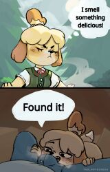 isabelle (animal crossing) from animal crossing by tea patriarch