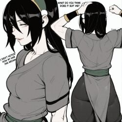 1girls abs ai_assisted ass avatar_the_last_airbender black_hair black_hair_female blind blind_female boobs breasts butt female female_focus female_only fit fit_female justkiryupa large_breasts light-skinned_female light_skin long_hair long_hair_female massive_breasts muscle muscle_mommy muscles muscular muscular_female nickelodeon nicktoons solo solo_female solo_focus the_legend_of_aang thick_thighs thighs toned toned_female toph_bei_fong