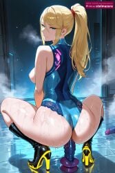 samus aran from metroid by stelmazura