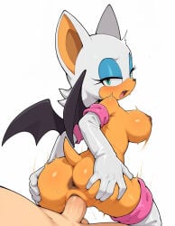 1boy 1girls ai_generated animal_ears animal_nose anthro anus ass ass_grab back bat_ears bat_girl bat_wings black_wings blue_eyeshadow blush body_fur boots bouncing_breasts breasts elbow_gloves erection eyeshadow fang female from_behind furry furry_female furry_male furry_with_non-furry gloves grabbing_own_ass green_eyes half-closed_eyes hands_on_own_ass hetero interspecies katalystnya large_breasts looking_at_viewer looking_back makeup male motion_lines nipples nude open_mouth penis pussy reverse_cowgirl_position rouge_the_bat sex sex_from_behind short_hair sideways_mouth simple_background solo_focus sonic_the_hedgehog_(series) spread_anus spread_ass straddling tail testicles thigh_boots thighhighs vagina vaginal white_background white_fur white_gloves white_hair wings