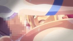 1futa 1girls 2d animated ass ayasaki_shizuku blonde_hair censored fujii_natsumi futa_on_female futanari gold_bear hentai_series looking_back looking_back_at_viewer mating_press murakami_teruaki shocked_expression shocked_eyes soukou_seiki_ysphere~_ingyaku_no_sennou_kaizou vaginal_penetration