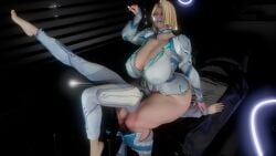 2girls 3d 3d_(artwork) back_muscles big_ass big_breasts big_butt blender blender_cycles blonde_female blonde_hair bodysuit breedable_hips dagger_(marvel) dagger_(marvel_rivals) emma_frost emma_frost_(marvel_rivals) facesitting femdom femsub greengrass huge_ass huge_butt lezdom lezsub marvel marvel_comics marvel_rivals muscular_female render self_upload sideboob viewed_from_behind viewed_from_below