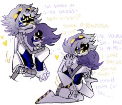 1boy 1girls artist_request female/male glitch_productions male/female murder_drones n_(murder_drones) uzi_(murder_drones)