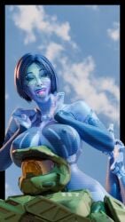 cortana from halo (game) by bitterpole
