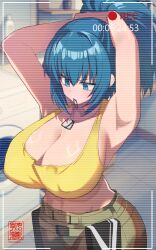 leona heidern from king of fighters by hotsoba