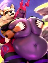 1girls 2026 3d 3d_animation 3d_model 3d_render animated areolae big_breasts bouncing_belly bouncing_breasts bouncing_butt breasts bug bug_girl chubby chubby_female female game_freak gamefreak grabbing grabbing_breasts grabbing_from_behind high_resolution highres huge_belly huge_breasts interspecies kasdaq large_breasts male male/female navel nintendo nipples plump plump_breasts pokémon_(species) pokemon pokemon_(species) red_skin revytea_(modeler) revyteachai scolipede sex video yellow_eyes
