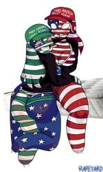 2girls american_flag american_flag_bikini ass big_ass big_butt bikini bikini_bottom bikini_top black_clothes black_clothing blue_body blue_hair boobs breasts bruh butt cap chubby chubby_female countryhumans countryhumans_girl drug drug_addict drug_use drugs eyelash eyelashes female female_focus female_only green_body green_cap green_hair green_shorts hair hand_on_ass hand_on_breast hand_on_hip hips humanization humanized jeans jeans_shorts long_hair looking_at_viewer looking_back maga maga_hat make_america_great_again marijuana no_visible_genitalia no_visible_nipples piercing piercings questionable rapetard red_body red_cap red_eyes red_eyes_female red_hair red_shorts republican s0d0my_s1n sexy sexy_body sexy_female sexy_pose short_shorts shorts slight_blush slightly_chubby slightly_chubby_female small_boobs small_breasts smile smile_at_viewer smiling smiling_at_viewer smiling_female smoking smoking_marijuana smoking_weed stars straight_hair striped striped_bikini striped_bikini_bottom striped_bikini_top striped_body striped_hair striped_hand striped_leg striped_legs striped_swimsuit stripes swimsuit teeth teeth_bared teeth_clenched teeth_showing teeth_visible thighs united_states_of_america_(countryhumans) weed white_body white_eyelashes white_eyes white_hair white_stars wide_hips wide_thighs yuri zipper