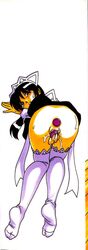 anal anal_insertion black_hair dark_eyes dildo double_penetration female insertion looking_at_viewer maid multiple_insertions multiple_penetration object_insertion pussy pussy_juice sweat tagme tears vaginal_insertion vaginal_penetration