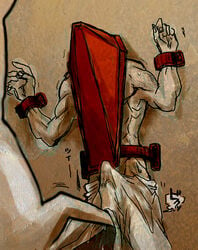 male_only mannequin_(silent_hill) pyramid_head silent_hill silent_hill_2 tagme