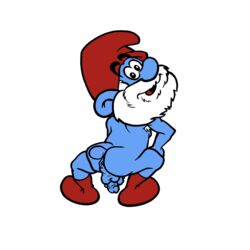 animated blue_skin male male_only papa_smurf tagme the_smurfs