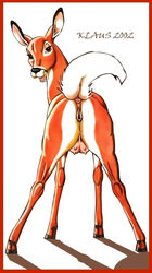 2002 anus bambi_(film) cervine deer disney faline female klaus_doberman legs_spread looking_back pussy tagme teats udders