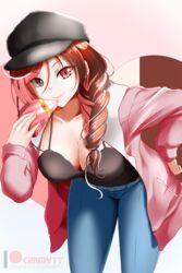 1girls big_breasts breasts cleavage clothed female female_only kimmy77 large_breasts neo_(rwby) rwby solo