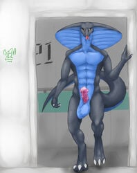 2020 absurd_res anthro balls cobra eltanin_hane genitals hi_res male male_only nude penis reptile scalie snake snake_hood solo