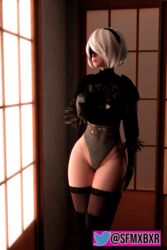 yorha 2b from nier: automata by xbxrsfm