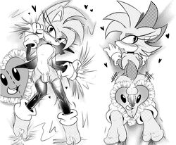 anus ass balls bedding blanket clothing collar dakimakura_design erection eulipotyphlan eyelashes flaccid genitals girly gloves handwear heart hedgehog legwear long_eyelashes male mammal matt_the_hedgehog mobian_hedgehog monochrome penis pillow presenting presenting_hindquarters screen_tones sleeves socks soft sonic_(series) sonic_the_hedgehog_(series) stockings white_crest