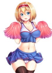 alice_margatroid blonde_hair blue_eyes cheerleader ebi_193 tagme touhou