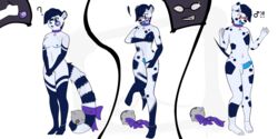 2:1 ailurid anthro bell blue_eyes blue_markings blue_penis blue_spots blue_stripes blush breasts canid canine canis comic dalmatian domestic_dog erection female ftm_transformation gender_transformation genitals growth humanoid_genitalia humanoid_penis jingle_bell lex-i male mammal markings multicolored_body nipples open_mouth penis penis_growth pussy red_panda simple_background species_transformation spots standing stripes transformation two_tone_body white_background white_body