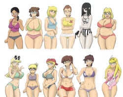 12girls 6+girls aged_up big_ass big_breasts bikini black_hair blinding_bangs blonde_hair blue_eyes bra breasts brown_hair busty cartoony chubby chubby_female cleavage corset curvaceous curvy dark-skinned_female dark_skin duskull_(artist) female female_only fit girdle glasses goth goth_girl goth_tomboy gym hair_over_eyes hat huge_ass huge_breasts lana_loud large_ass large_breasts latina leni_loud light-skinned_female light_skin lily_loud lisa_loud lola_loud lori_loud luan_loud lucy_loud luna_loud lynn_loud midriff multiple_females multiple_girls nickelodeon older panties rita_loud ronnie_anne_santiago ryo_agawa sisters slightly_chubby sporty stomach straight_hair take_your_pick the_loud_house thick thick_thighs thighs tomboy traced traced_art underwear voluptuous white_background wide_hips