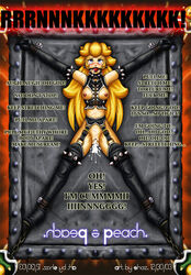 after_rape ball_gag bondage crying_with_eyes_open gag gagged mario_(series) nintendo nipples princess_peach pussy rack_(torture) shaxbert stretching super_mario_bros. torture torture_chamber