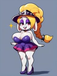 ai_generated cleavage furry hariet_(mario) high_heels huge_breasts nintendo rabbit shortstack sicksean super_mario_odyssey