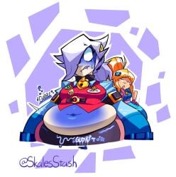 belly_expansion blueberry_inflation colette_(brawl_stars) growth gurgle inflation skalesstash