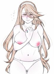 agnes_oblige bravely_default_(series) bravely_second busty female female_focus female_only hourglass_figure pose posing sketch solo tabletorgy tagme wide_hips