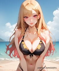 ai_generated beach female kitagawa_marin ozziru