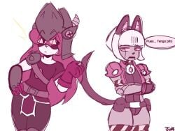 brawl_stars draco_(brawl_stars) junkok_(artist) robo-fortune skullgirls