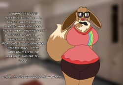 big_breasts breasts cleavage eevee female furry huge_breasts pokemon pokemon_(species) tagme thick_thighs washydarkmode wide_hips