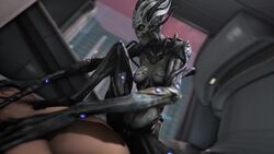 1boy 1boy1girl 1girls 2020 3d alien alien/human alien_girl alien_humanoid animated asari banshee_(mass_effect) belly belly_jiggle big_belly biped breasts cowgirl_position cybernetics cyborg erection faceless_male female female_on_top femdom fingers glowing glowing_nipples hand_on_face head_grab hi_res high_framerate highres human humanoid humanoid_penetrated interspecies male male/female mammal mass_effect mass_effect_3 mp4 narrowed_eyes no_sound reaper_(mass_effect) sex straddling submissive submissive_male vaginal_penetration video video_games voui xenophilia