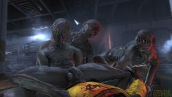 16:9 3d 4boys abs activision anal anthro balls big_penis blood bodily_fluids call_of_duty clothed clothed_male_nude_male clothing crawler_zombie crawler_zombie_(call_of_duty) digital_media_(artwork) dominant genitals group hazmat_suit hi_res huge_cock human humanoid hung_bottom imminent_foursome imminent_gangbang imminent_sex letterbox male male/male male_human/male_monster mammal monster nude obsceneeighteensfm penis power_bottom questionable_consent sitting_on_another teeth tongue tongue_out undead vein veiny_penis widescreen zombie